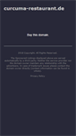 Mobile Screenshot of curcuma-restaurant.de